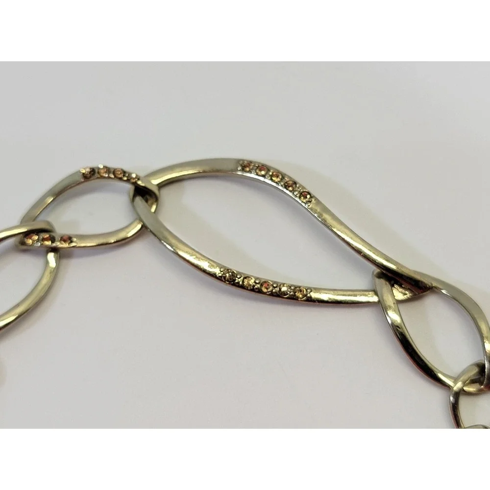 Name Brand‎ Fashion Statement Brown Stretch Bracelet Jewelry Stylish Elegant EUC